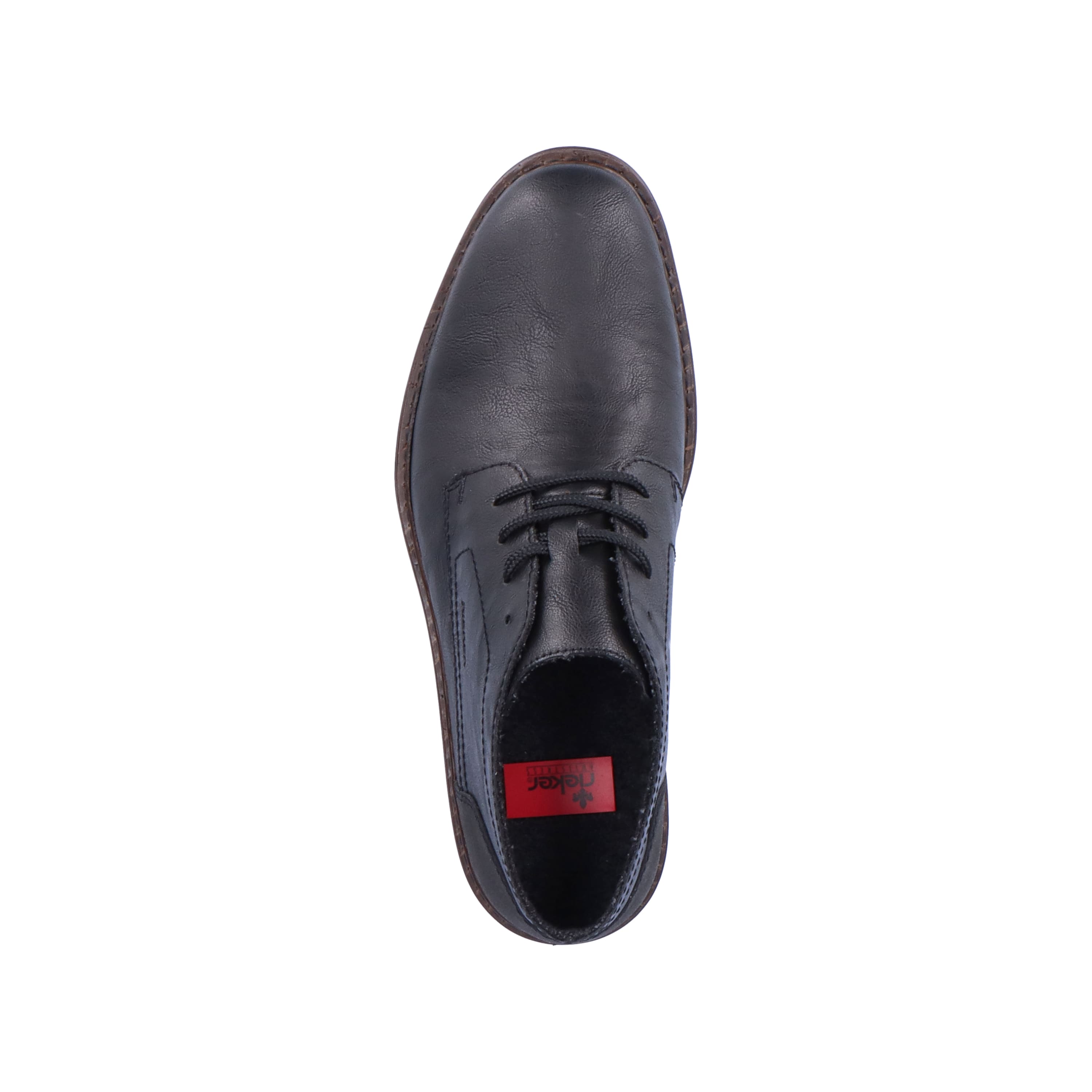 Rieker Herren Schnürschuhe tiefschwarz