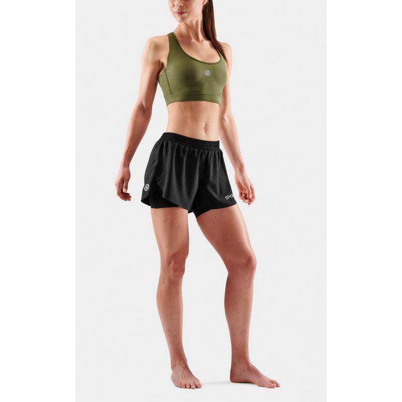 Skins 2-in-1 Superpose Funktionsshorts Damen