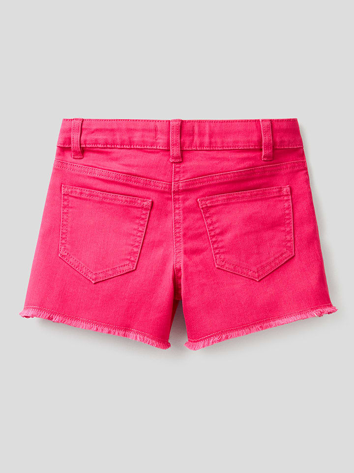 Benetton Jeans-Shorts in Pink günstig kaufen