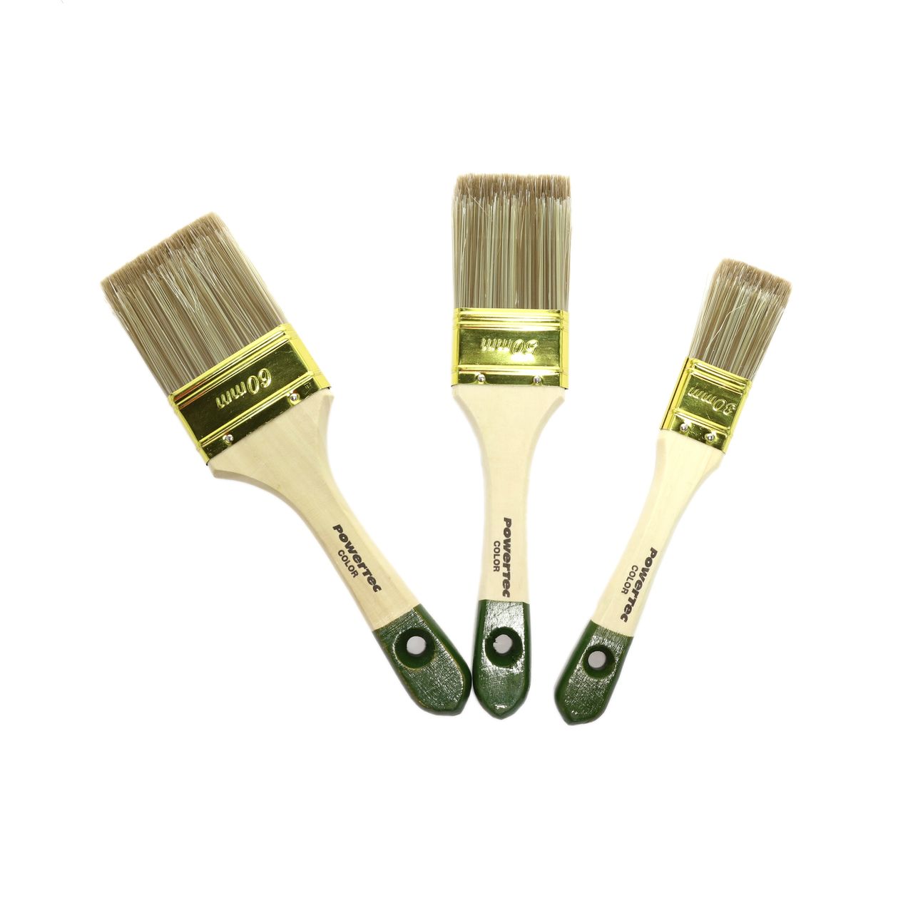 Powertec Color Universalpinsel-Set 3tlg.