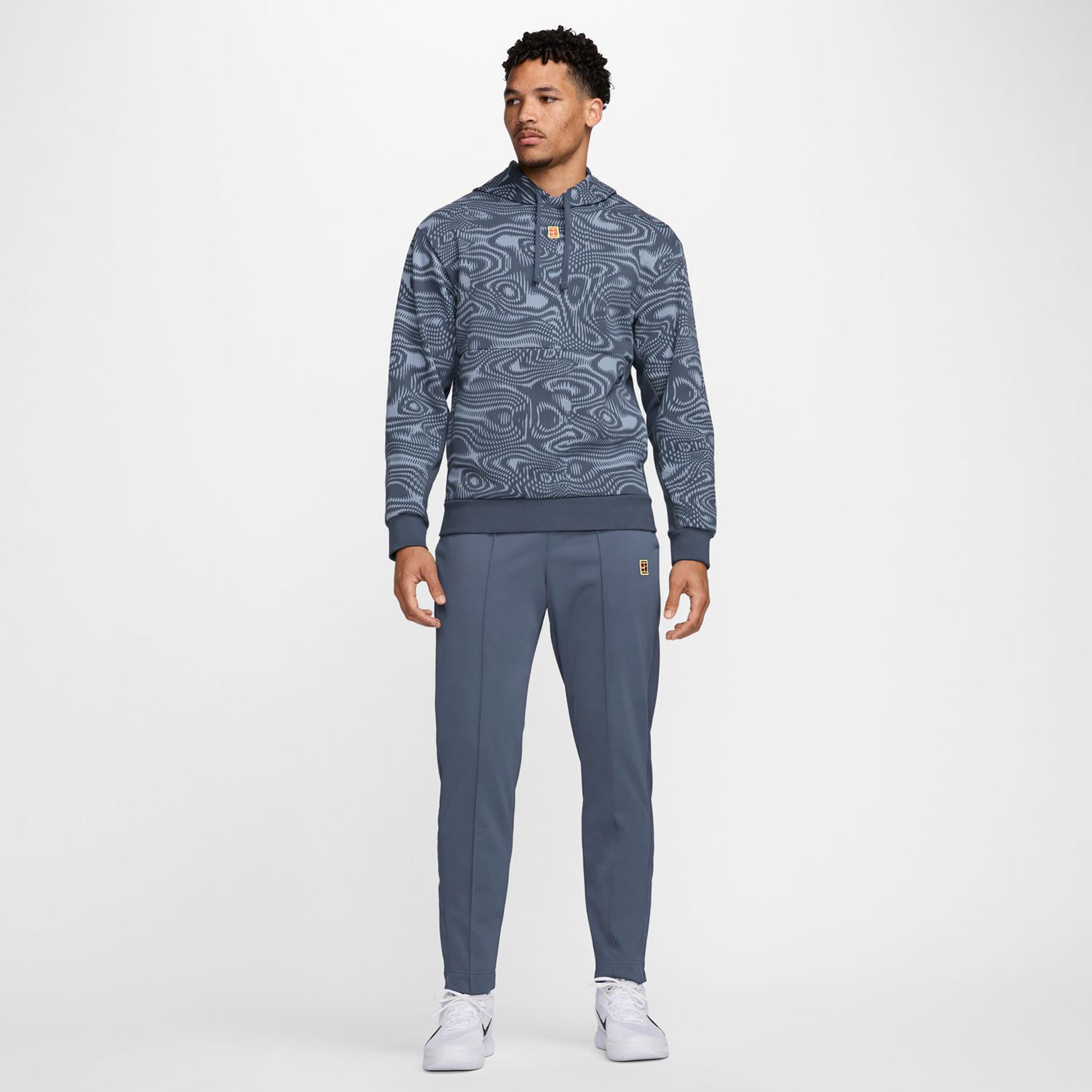 Dri-Fit Heritage Fleece Hoody Herren - Blau