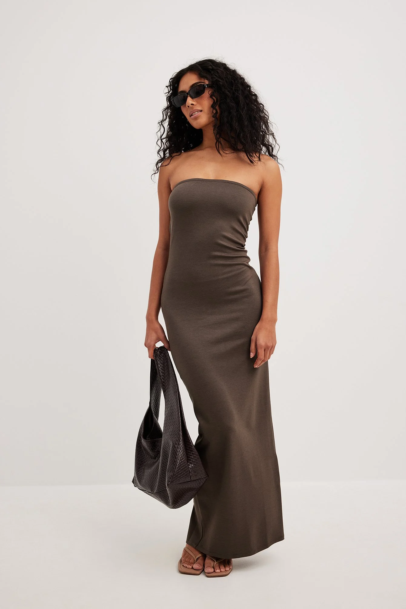 Tube-Maxikleid aus Jersey