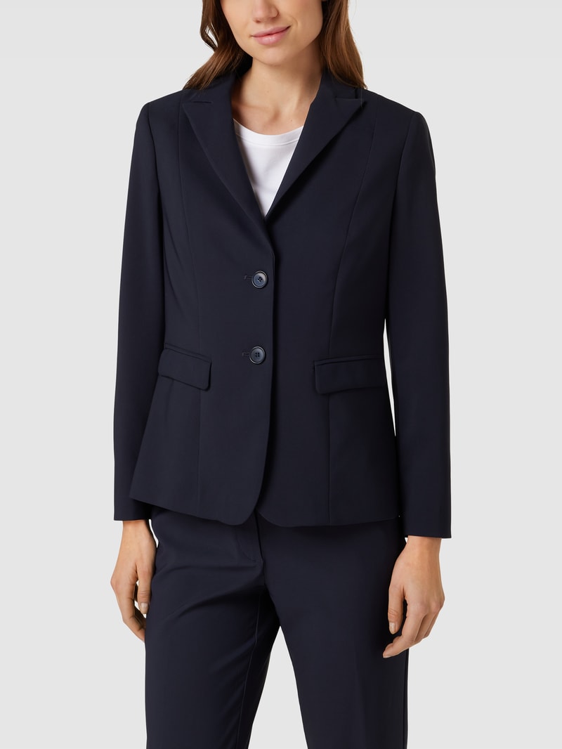 Blazer mit angedeuteten Taschen in marineblau