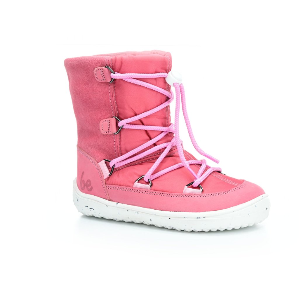 Be Lenka Snowfox Kids 2.0 Pink Winterbarfußschuhe