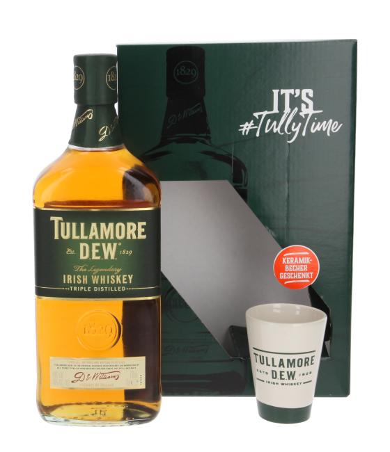 Tullamore D.E.W. inkl. Keramikbecher 0,7 l·40 % vol