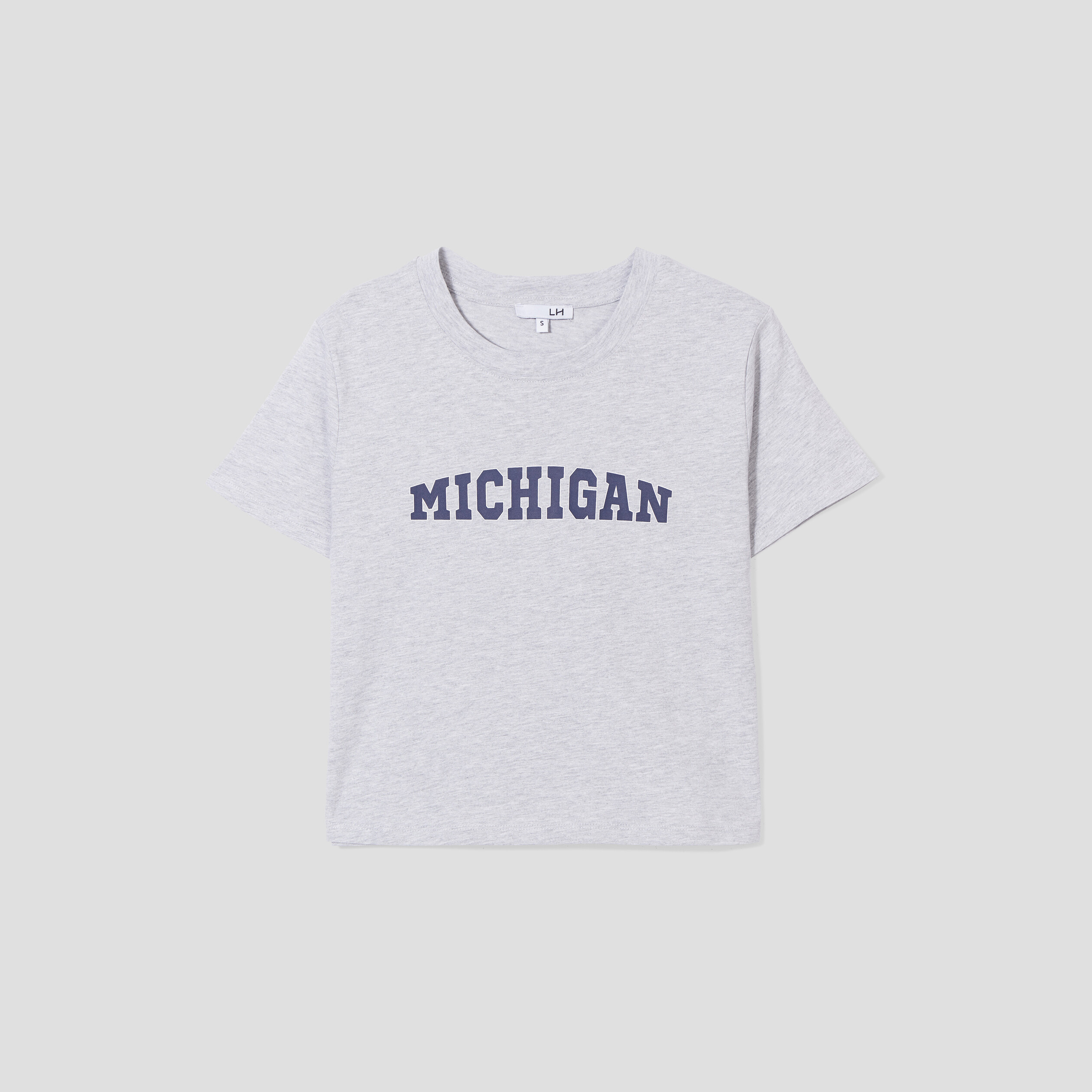 T-shirt pyjama manches courtes coton gris clair femme | La Halle