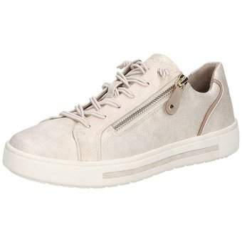 Jana Sneaker Schnürer in beige