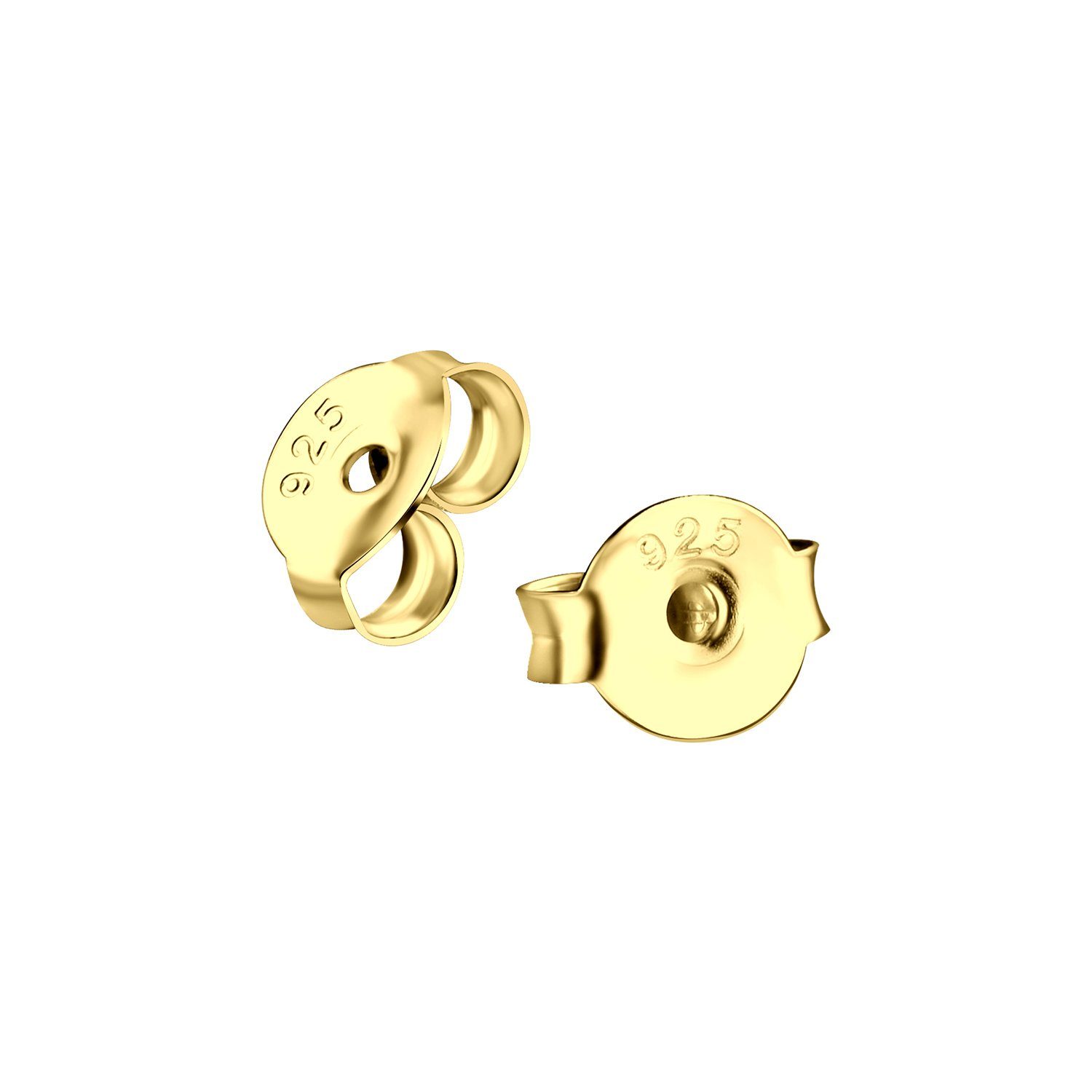 ALEXANDER YORK Paar Ohrstecker PFERD in Gold, 2-tlg., 925 Sterling Silber