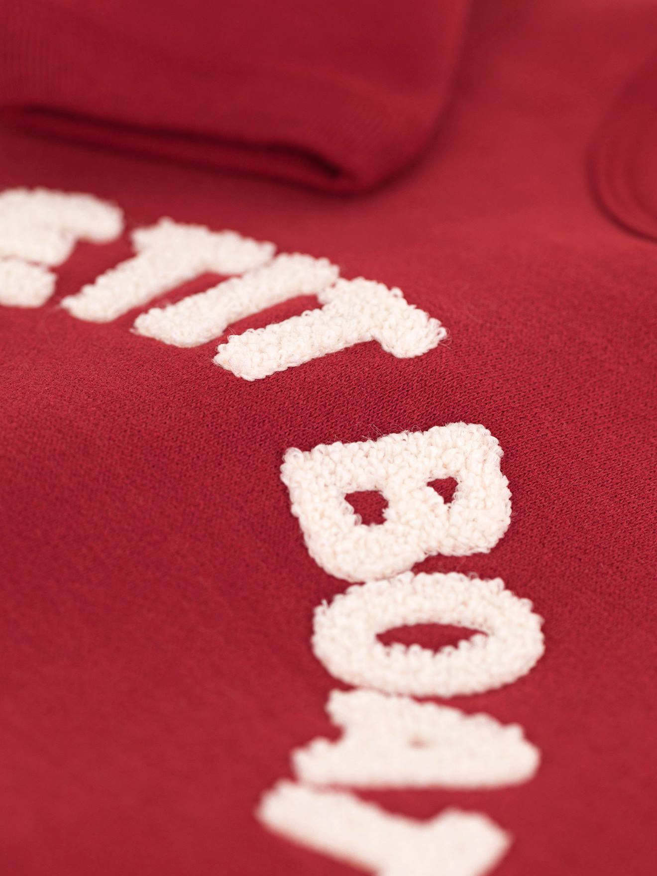 Sweatshirt bébé en coton PETIT BATEAU rouge