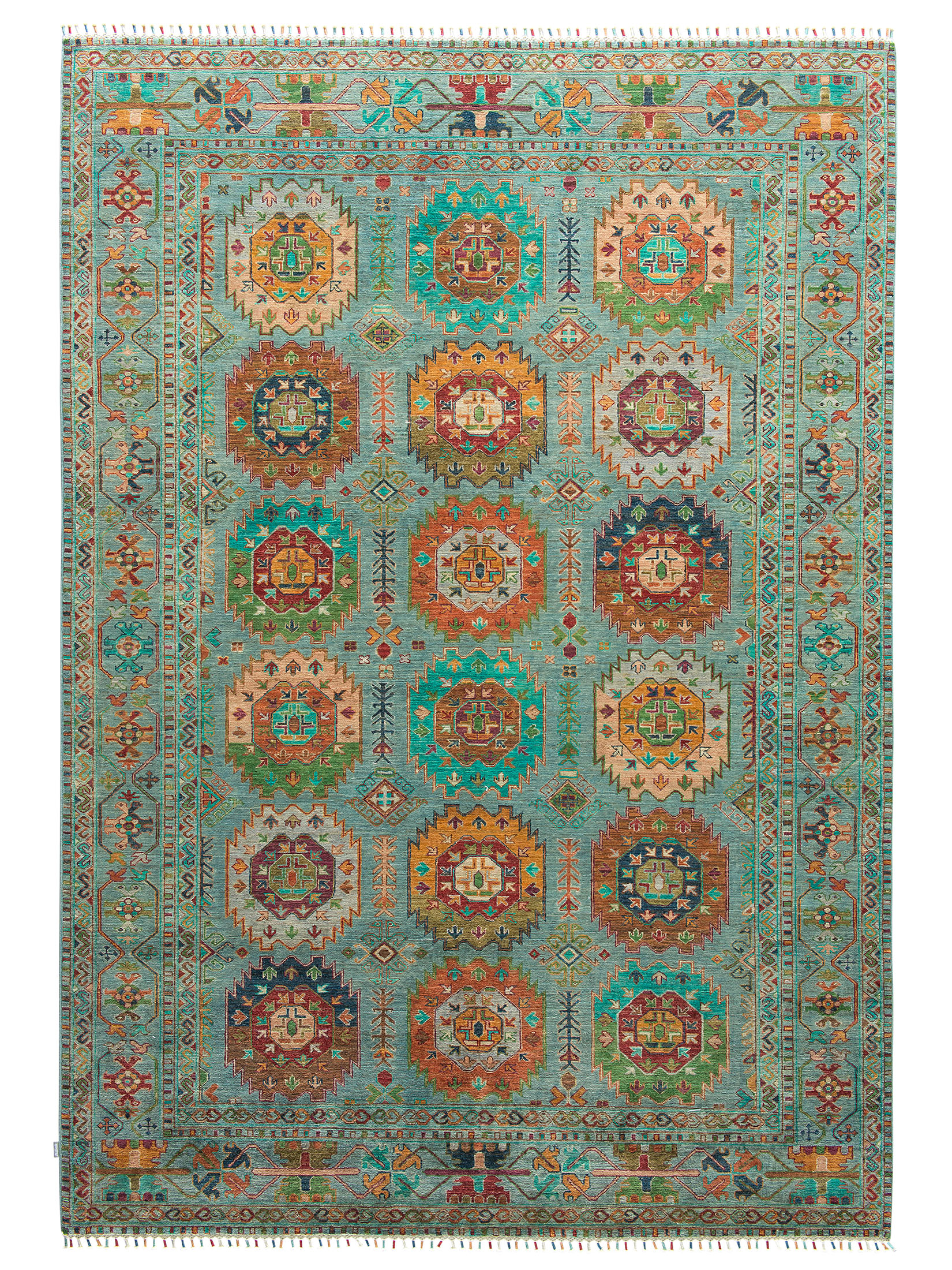 Kazak Ghazni ca. 208 x 300 cm, Unikat / Einzelstück