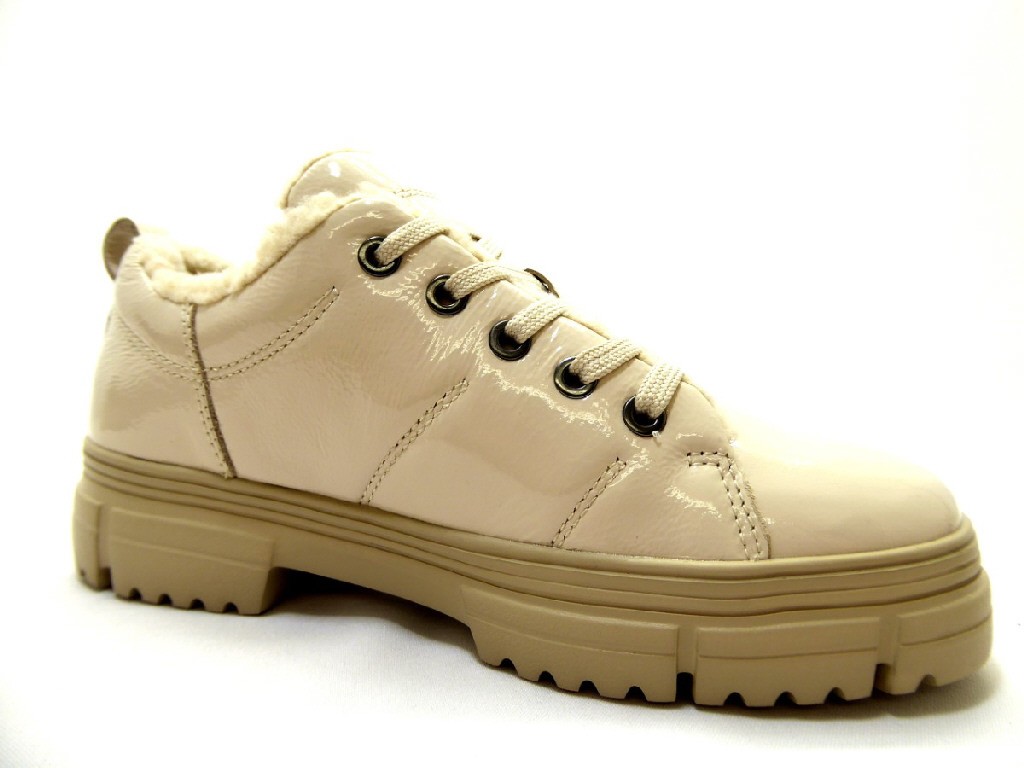 CAPRICE Freizeit Schnürer beige
