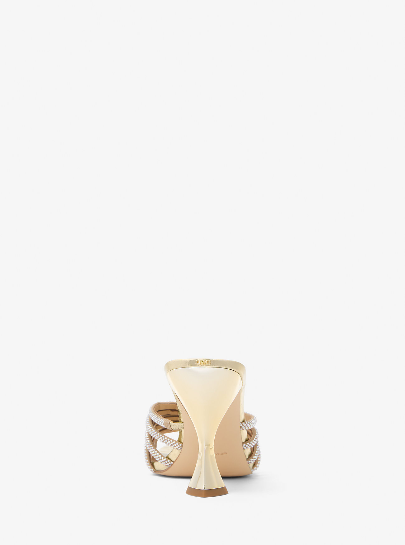 Haisley Embellished Sandal - PALE GOLD