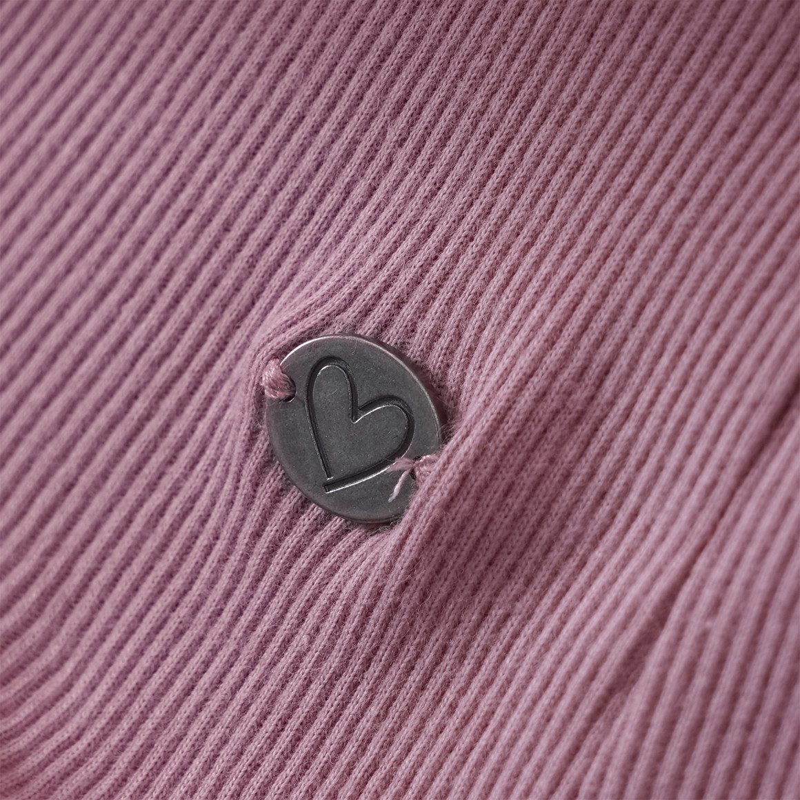 Mädchen Langarmshirt mit Rippstruktur
