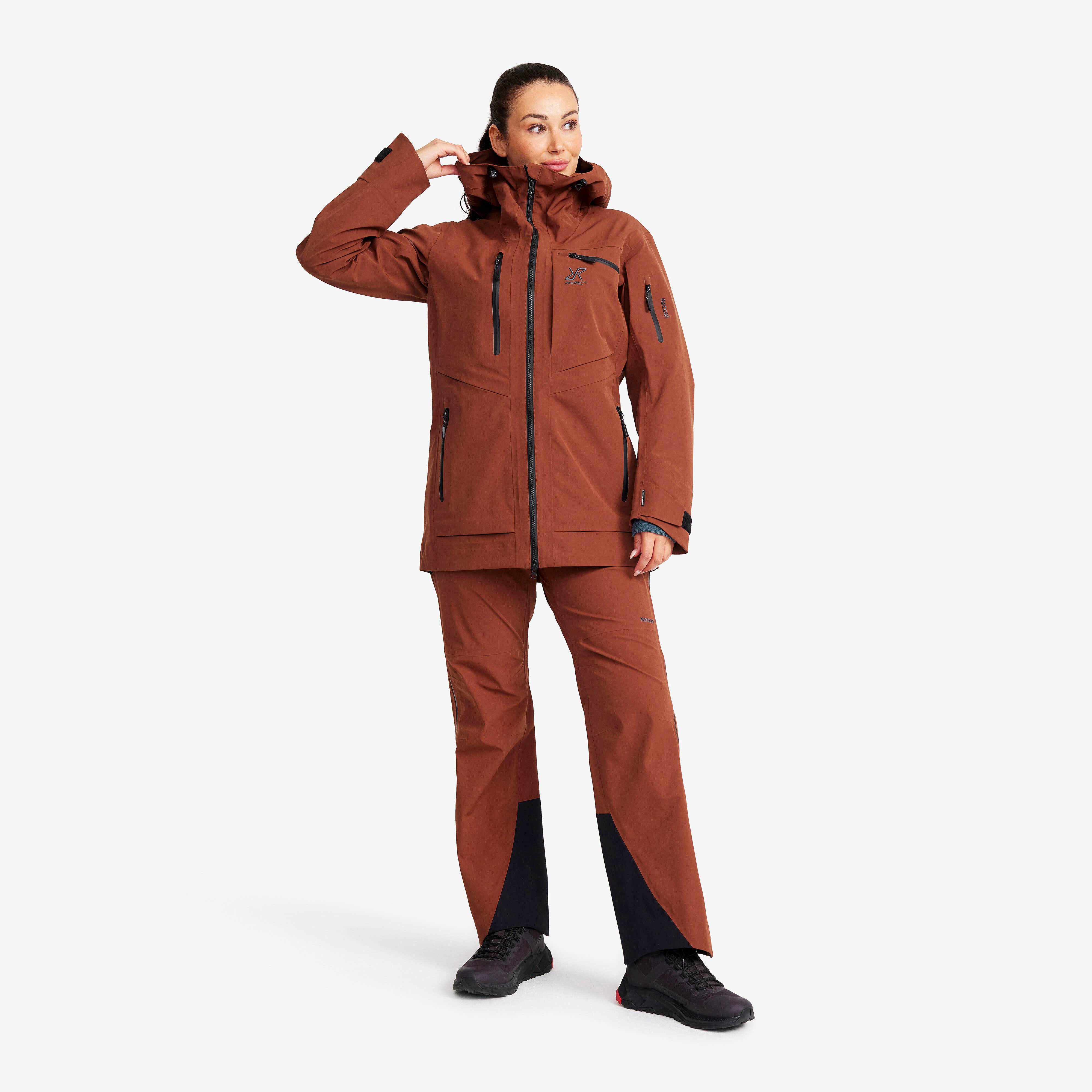 Cyclone Zip-up 3L Pants Femme Smoked Paprika