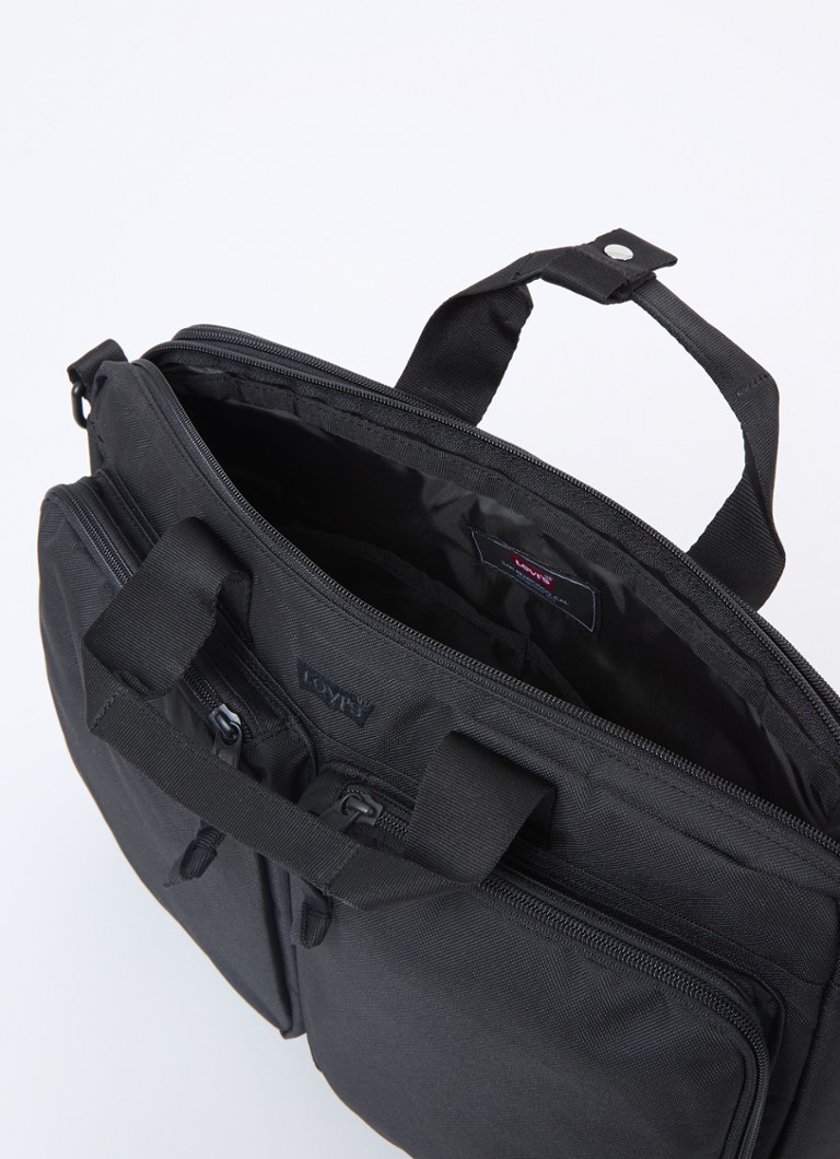 Τσάντα φορητού υπολογιστή Levi's L-Pack με θήκη για φορητό υπολογιστή 15 ιντσών και αφαιρούμενο ιμάντα ώμου.