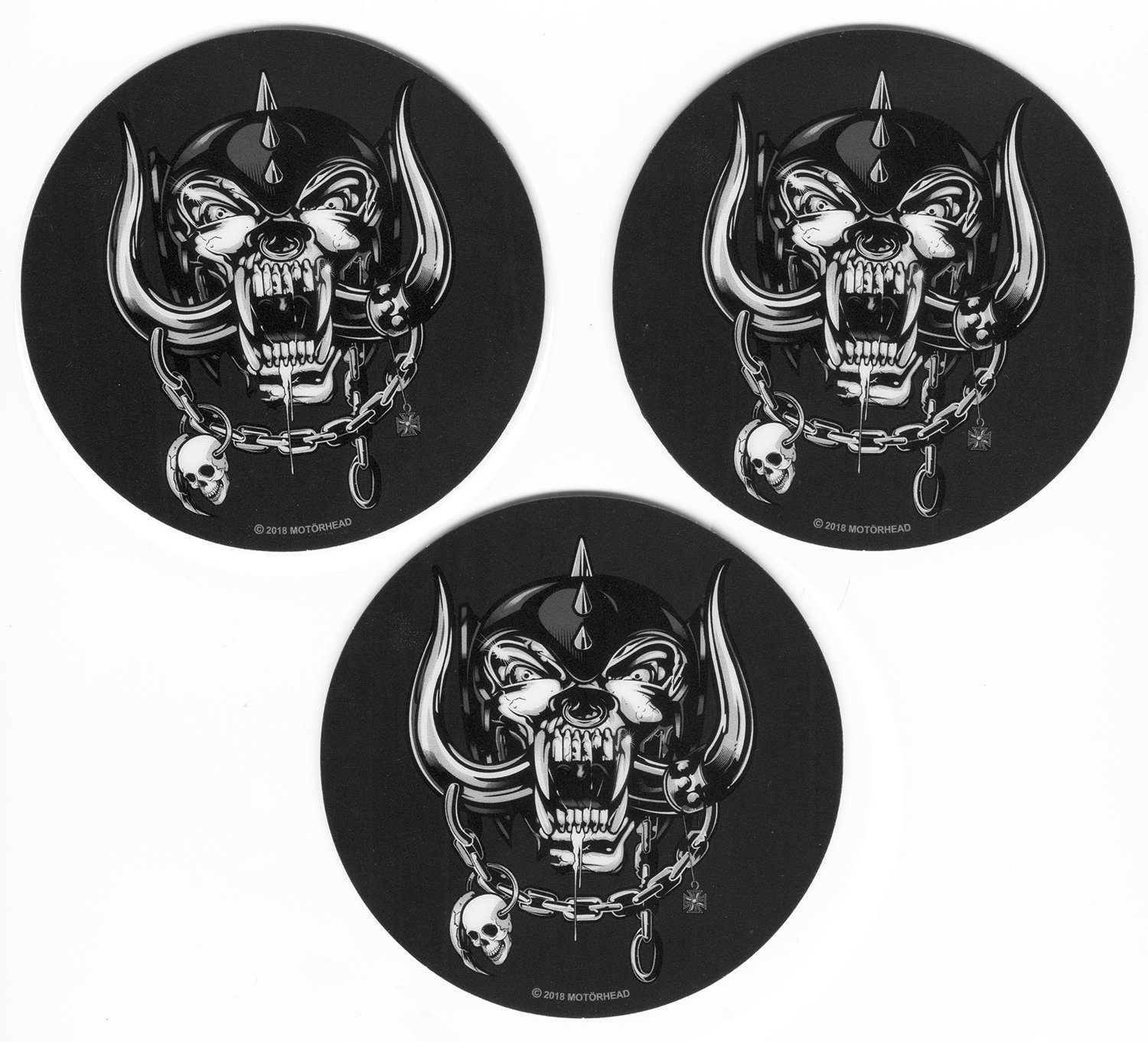 Close Up Backform Motörhead Schallplatten Untersetzer 6-teilig