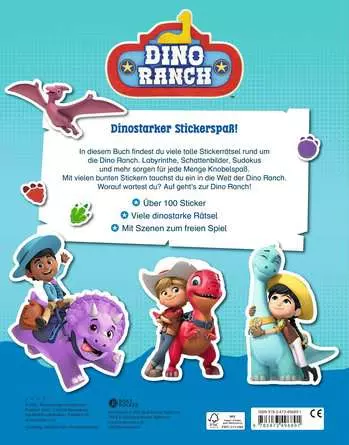 Dino Ranch: Mein dinostarker Stickerspaß