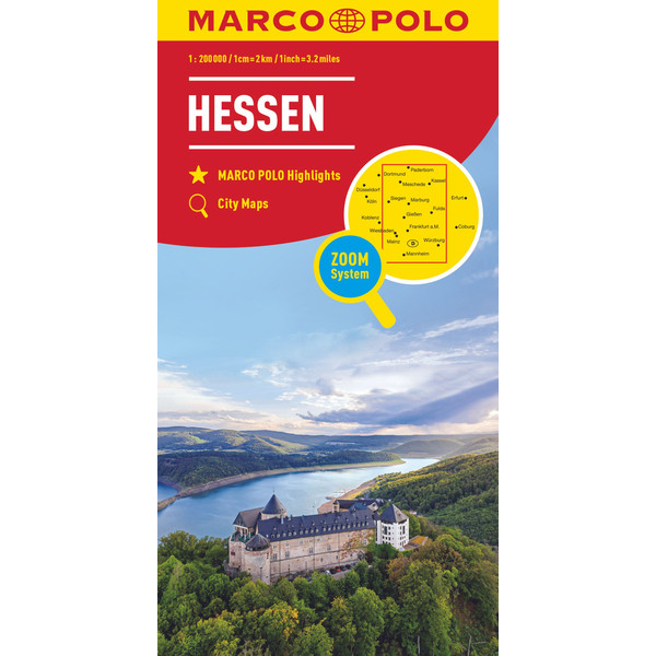 MARCO POLO REGIONALKARTE DEUTSCHLAND BLATT 06 HESSEN - Straßenkarte