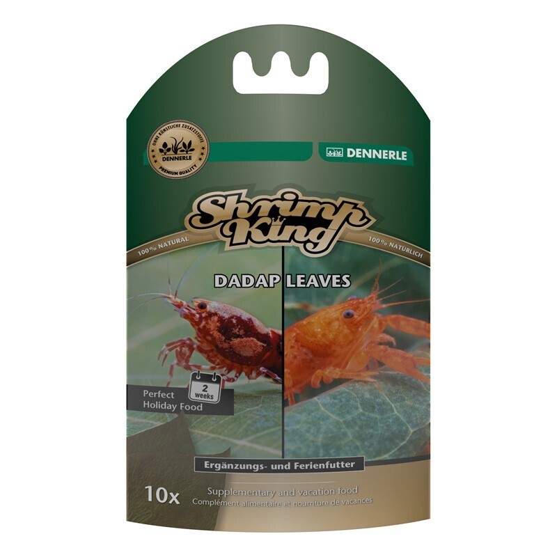 DENNERLE Ergänzungsfutter DENNERLE Shrimp King Dadap Leaves 10Stk