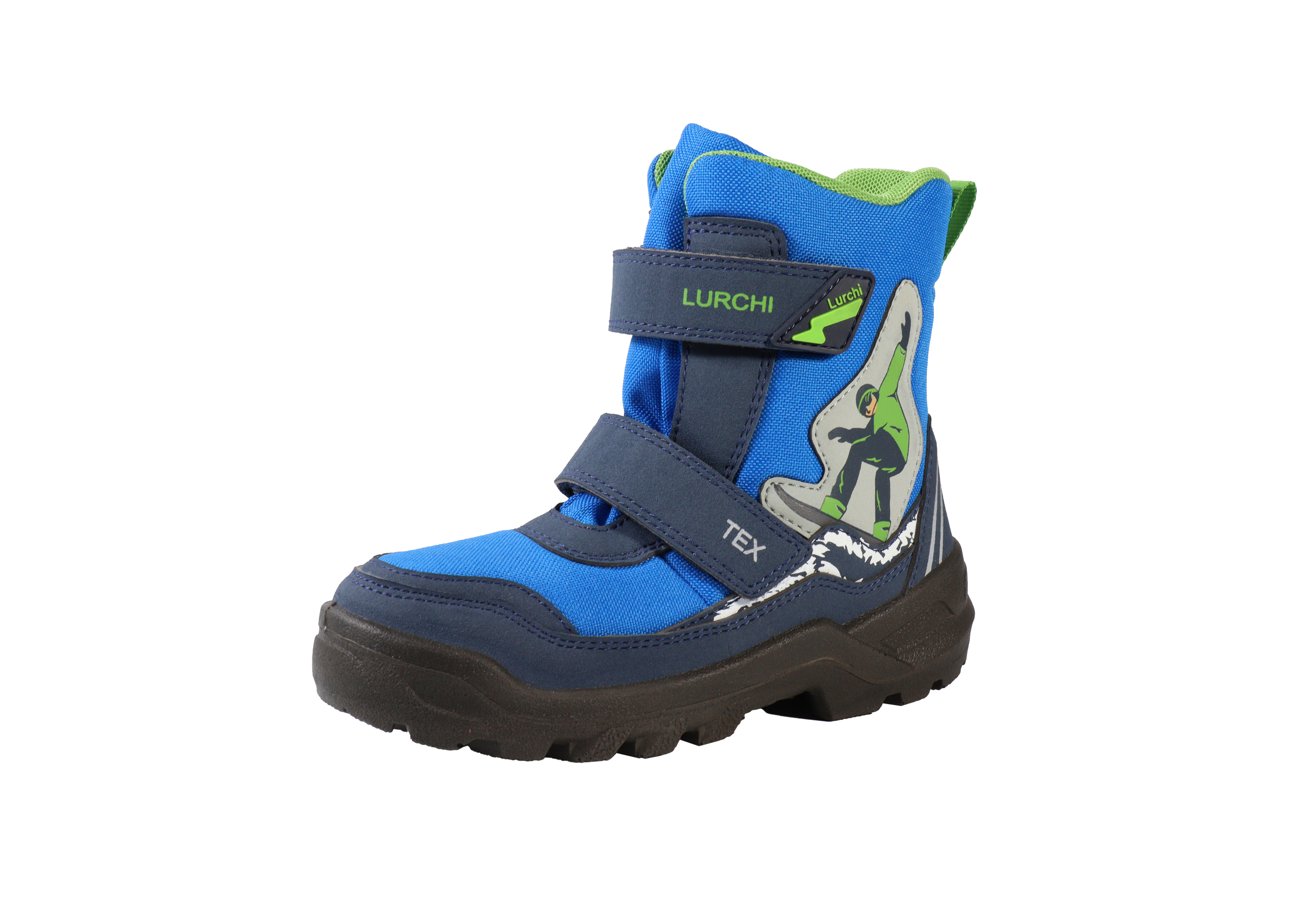 Lurchi Schneestiefel Kendy-TEX - silver-grey royal-apple