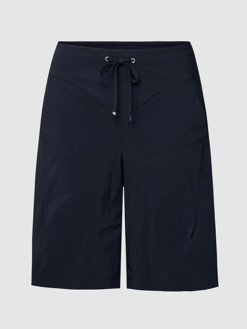 Bermudas mit seitlichen Eingrifftaschen Modell 'Gira' in marineblau