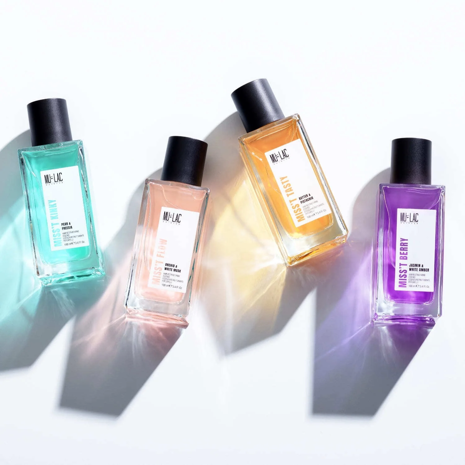 Miss't Tasty Scented Essences - Manteiga e Pistache - Essência Capilar Reestruturante - Perfume Capilar Reestruturante e Reconstrutor