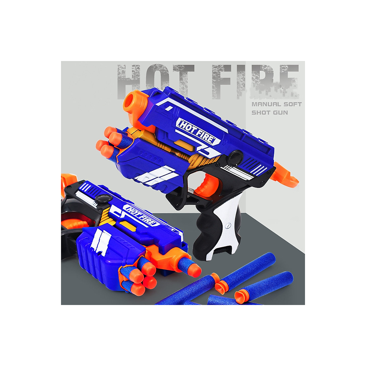 Manuelles Soft-Bullet-Pistole-Spielzeug für Kinder Eva Bullet Handpistole Kinderspielzeugpistole