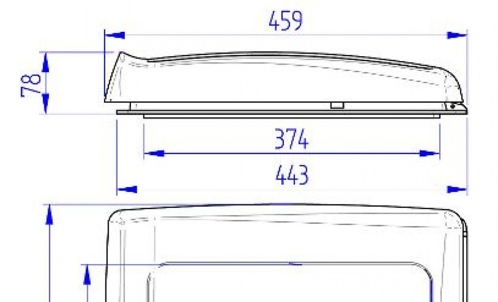 Thule Omni-vent Transluzent Dachluke