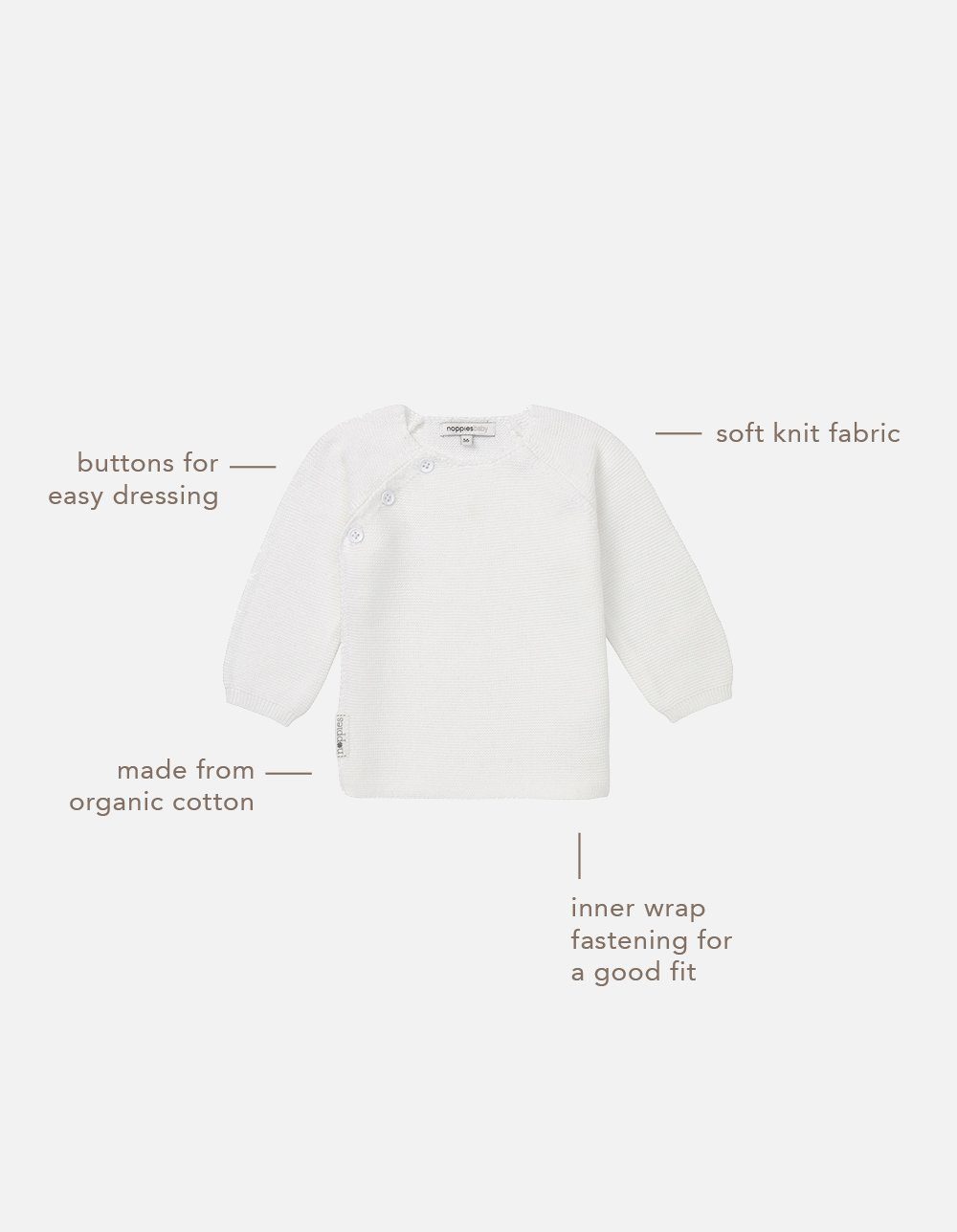 Noppies Cardigan Noppies Strickjacke Pino (1-tlg)