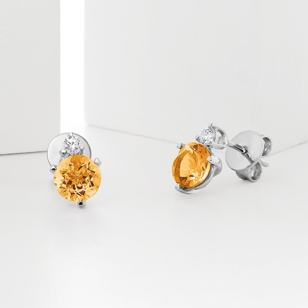Jette Boucles d'oreilles à fermoir à poussette 925 Argent Boucles d'oreilles