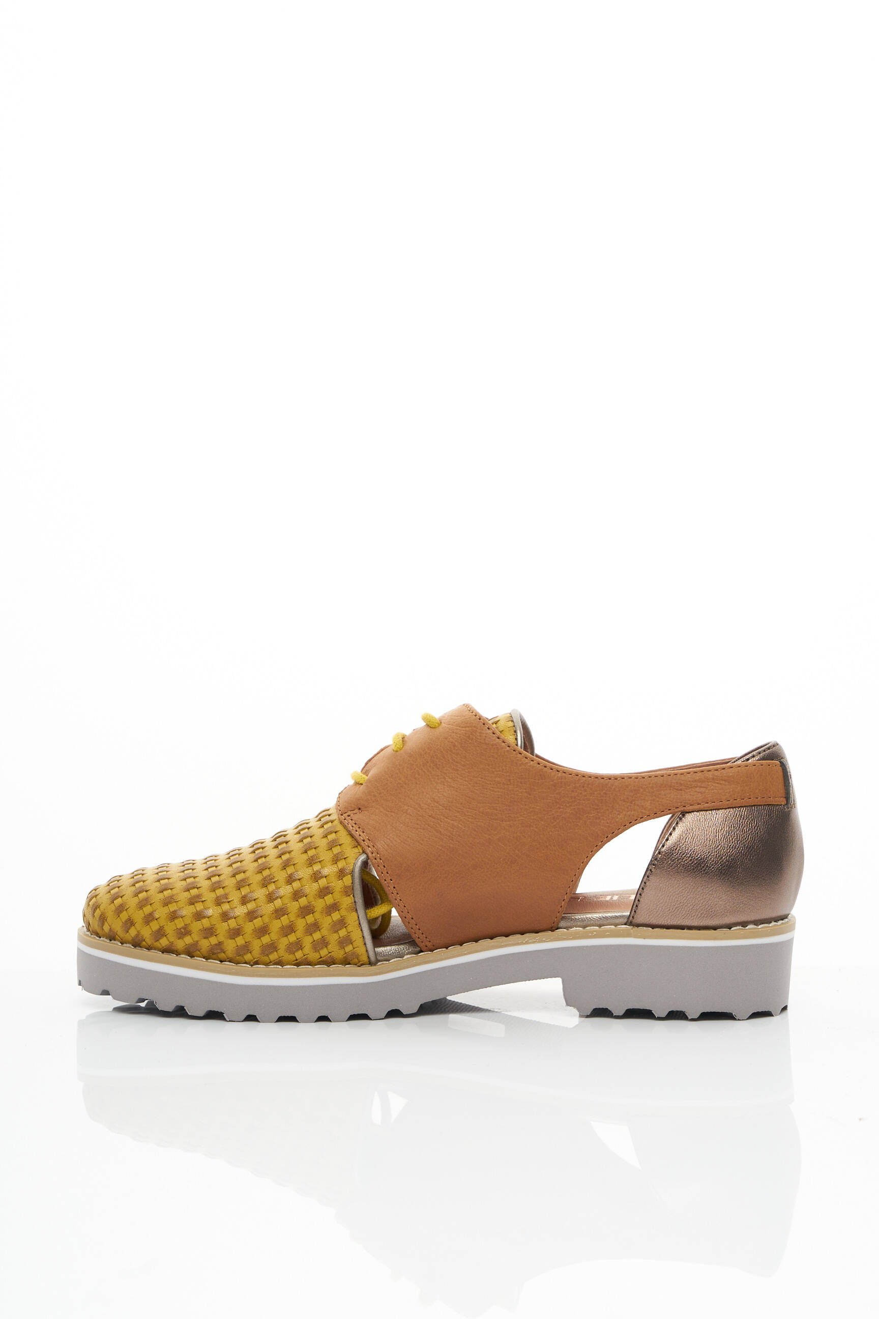 Emilie Karston Derby Femme couleur jaune