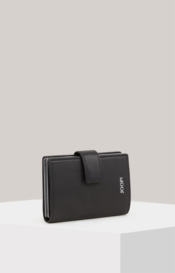 Leder-Karten-Etui Sofisticato C-Two in Schwarz