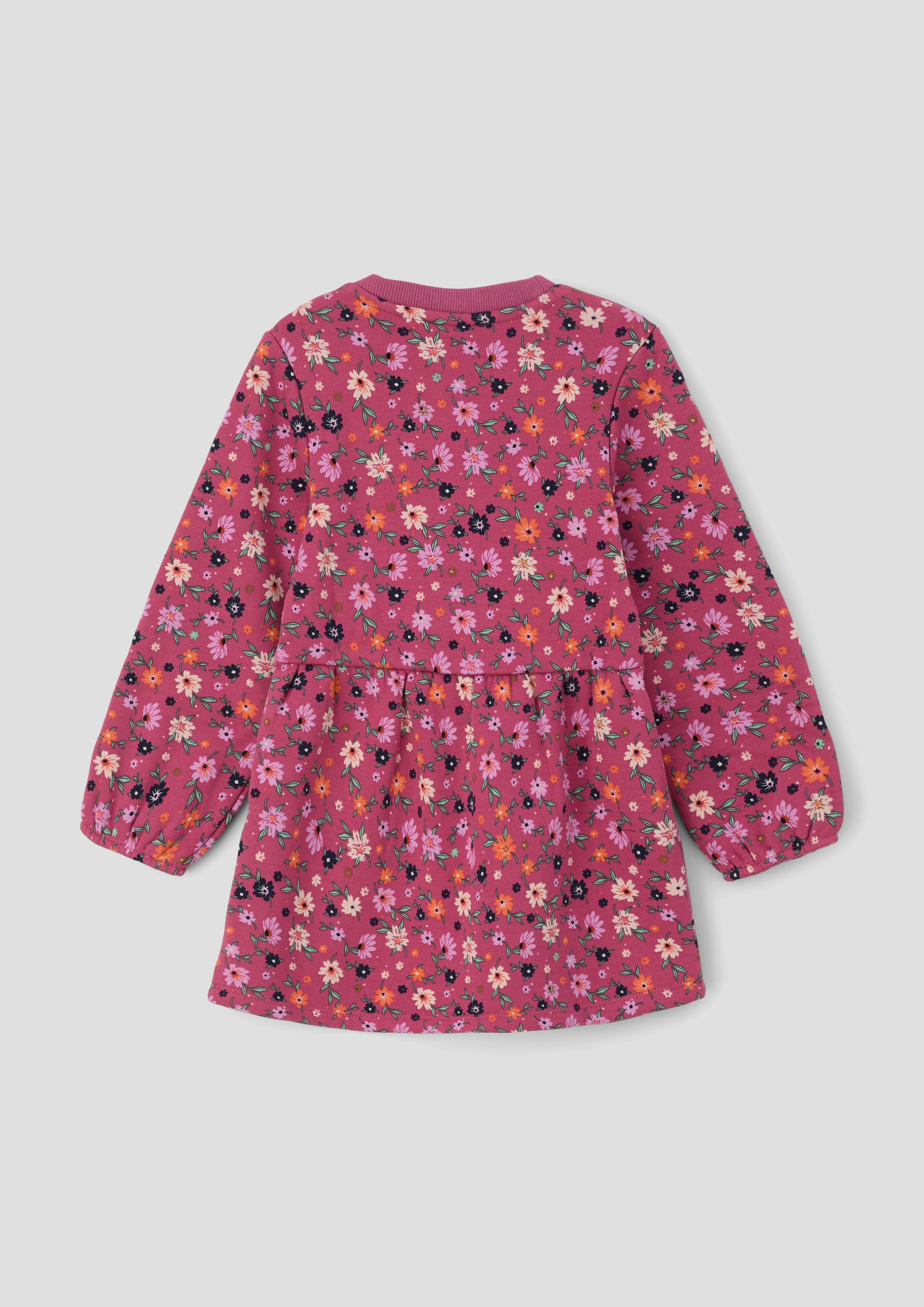 Thermofleece-Kleid mit Allover-Print  2133923-45A3