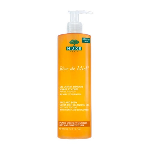 NUXE Rêve De Miel veido ir kūno valomasis gelis 400 ml