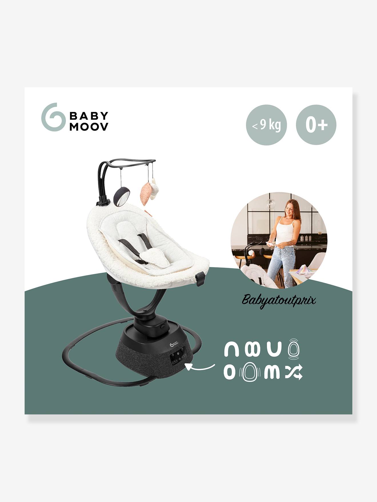 Swoon Evolution Curl BABYMOOV blanc