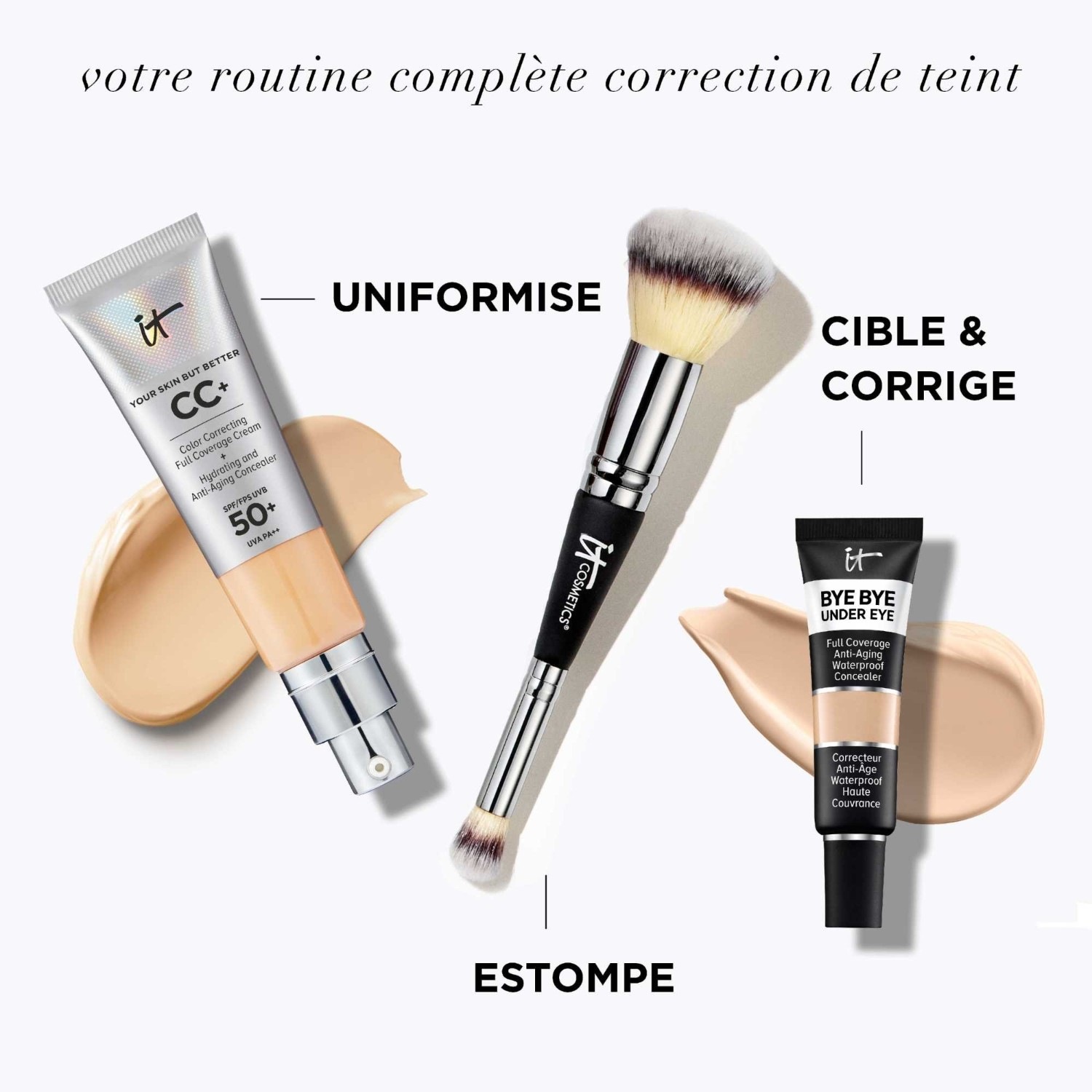 IT Cosmetics CC крема, корективна крема са високим покривањем, SPF 50+