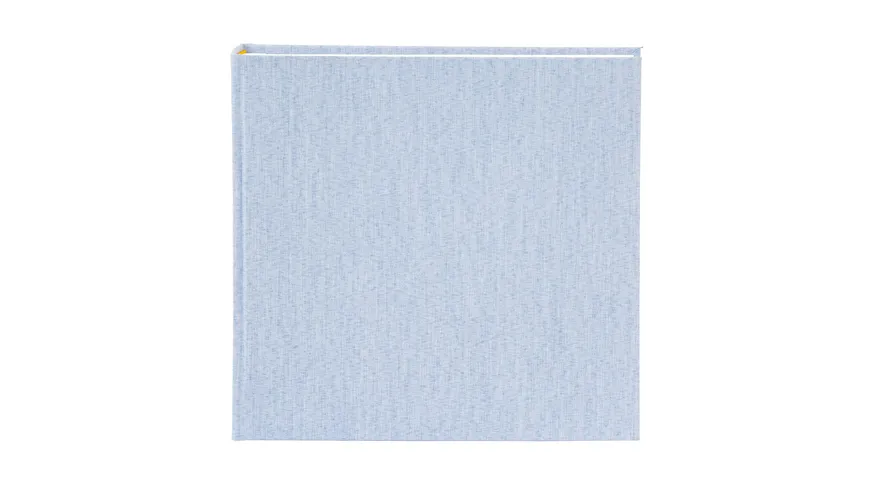 goldbuch Fotoalbum aus recyceltem Ozean-Plastik in blau, 24x25 cm mit 60 weißen Seiten blau