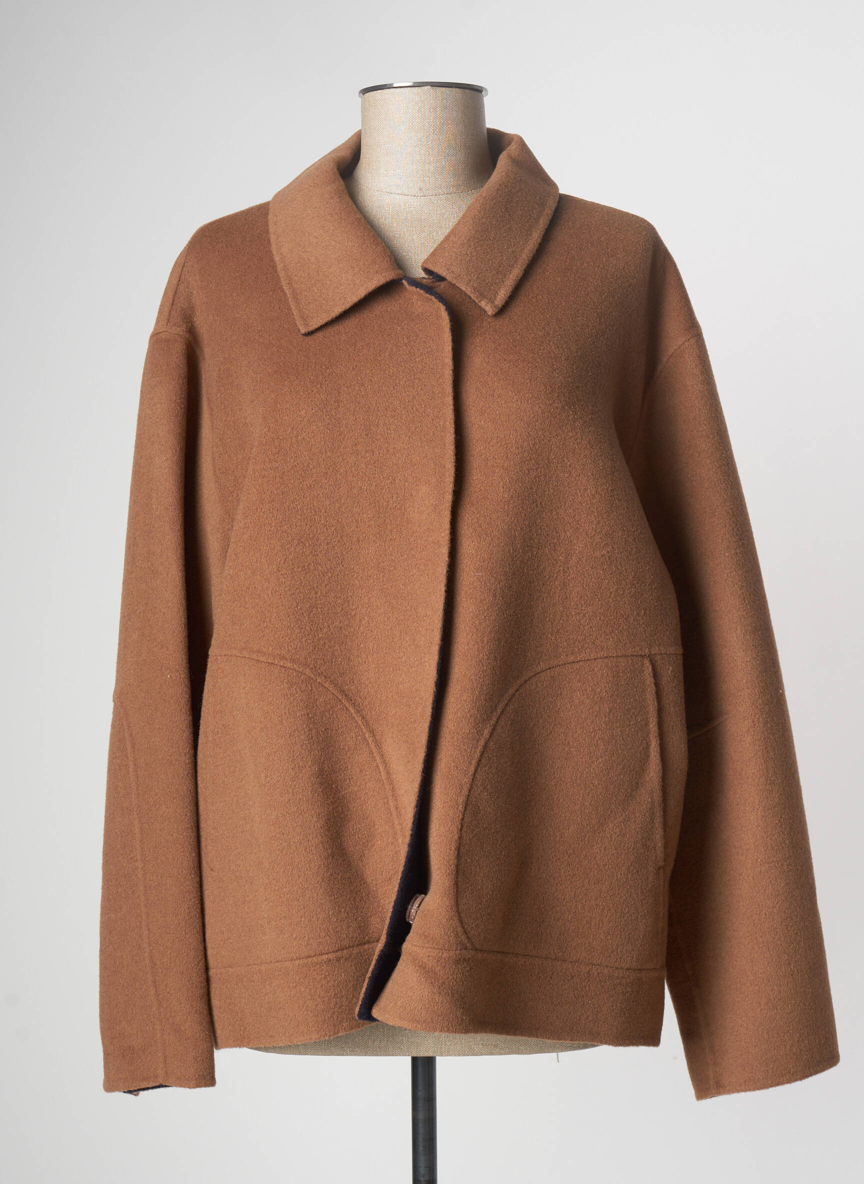Devernois Manteaux Courts Femme couleur marron
