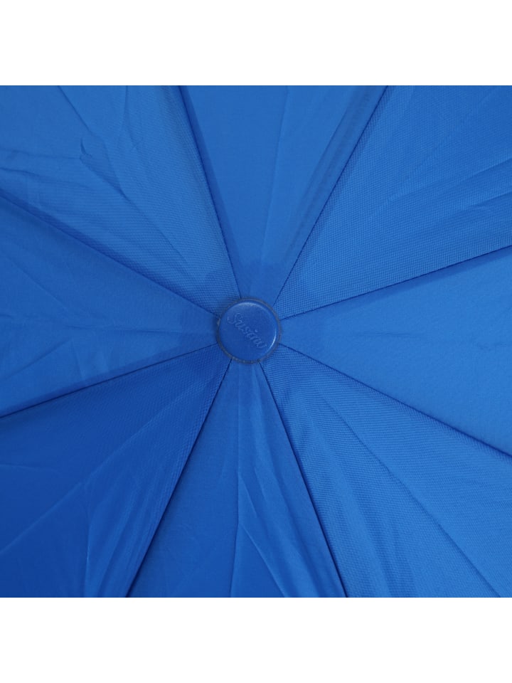 COFI 1453 Teleskop-Taschenschirm mit Schutzhülle Wasserfeste Regenschirme in Blau günstig kaufen onesize