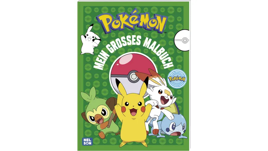 Pokémon: Mein großes Malbuch Pokémon zum Ausmalen auf 80 Seiten