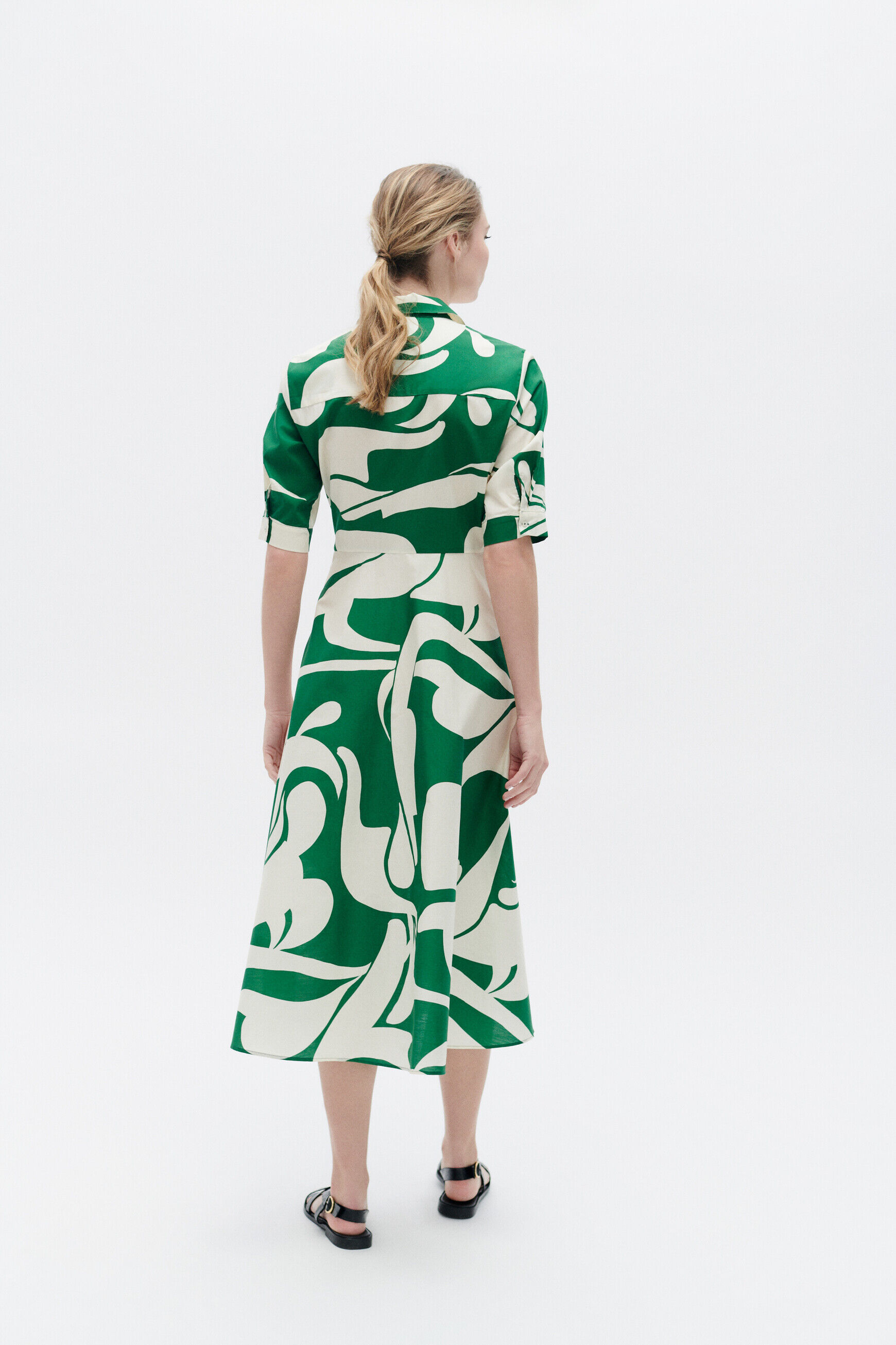 Robe ramalia vert menthe femme