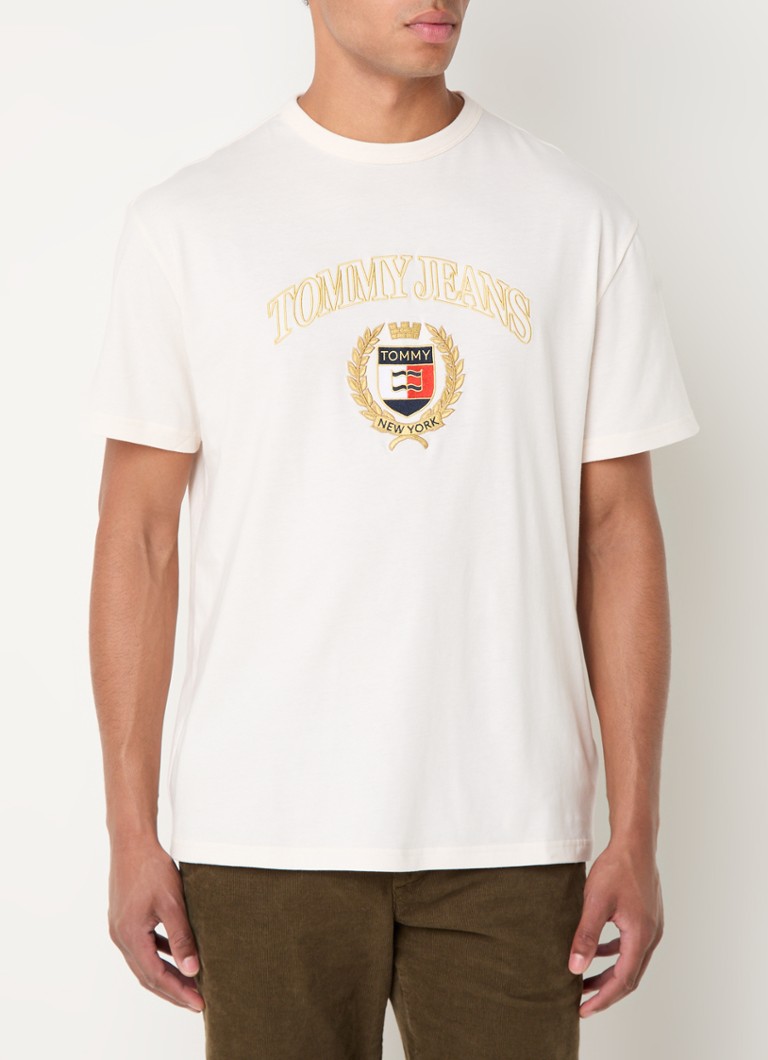 Tricou Tommy Hilfiger cu logo brodat