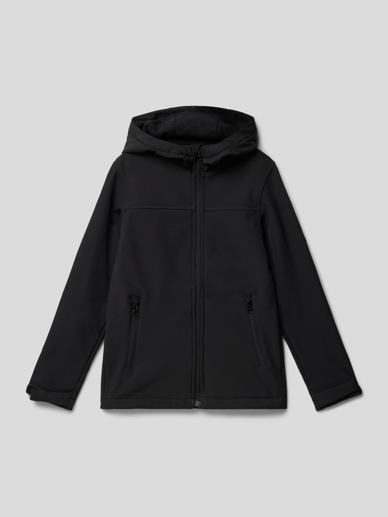 Jacke mit Kapuze Modell 'MARVIN' in schwarz