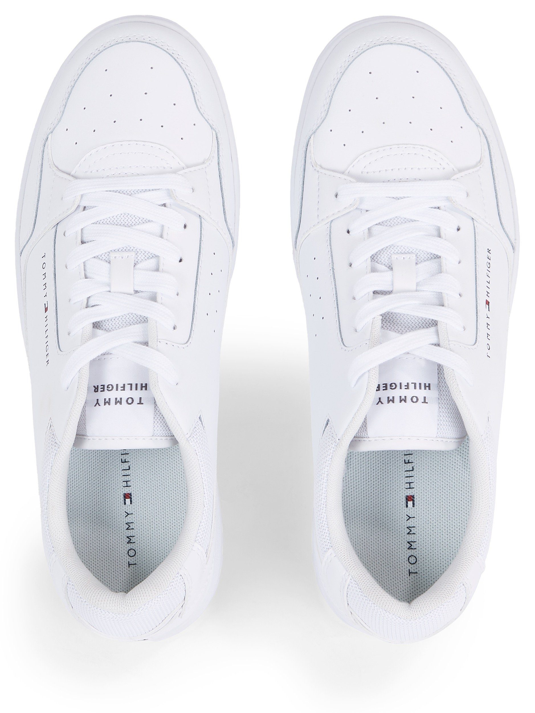 Tommy Hilfiger TH BASKET CORE LEATHER ESS Sneaker mit gepolstertem Schaftrand