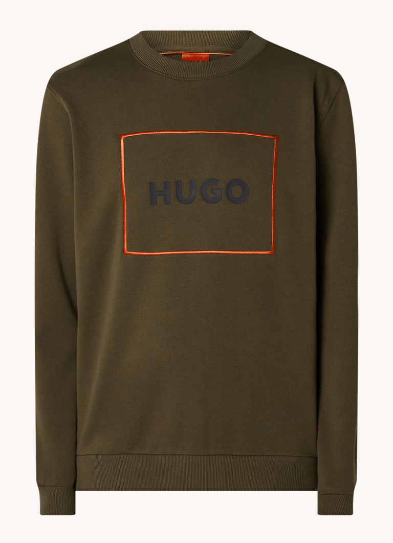 Maglione HUGO BOSS Delery con logo stampato