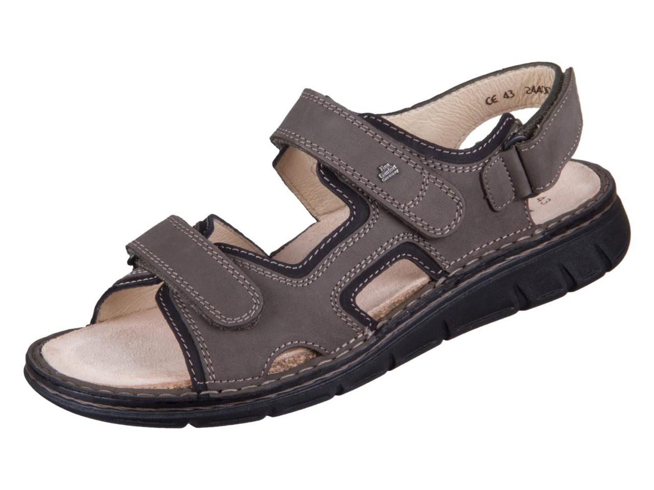 FINN COMFORT Komfort Sandalen grau