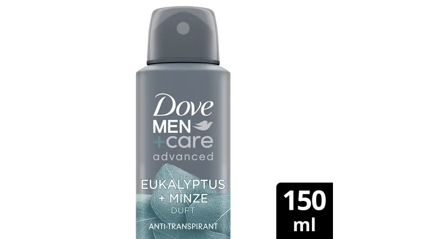 Dove MEN+care advanced Anti Transpirant Spray Eukalyptus und Minze Duft 150 ml