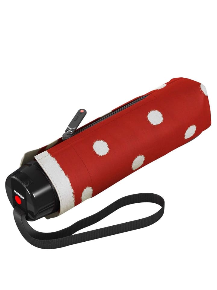 Knirps T.020 Small Manual - Taschenschirm Regenschirm (aqua superthin UV) in dot art red günstig kaufen onesize