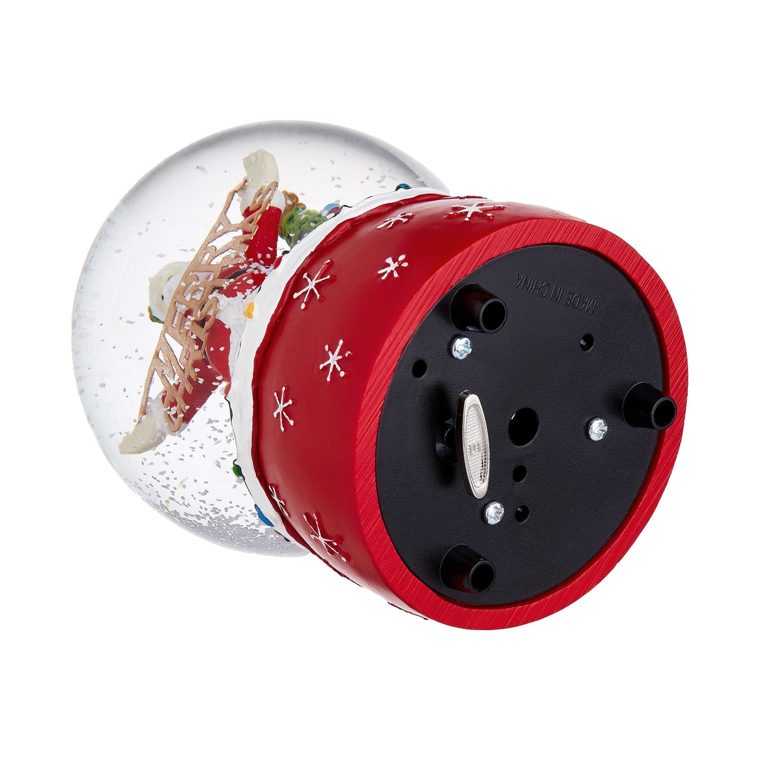 X-MAS Spieluhr Santa mit Girlande Höhe 15cm