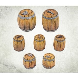 Wooden Barrels (8)